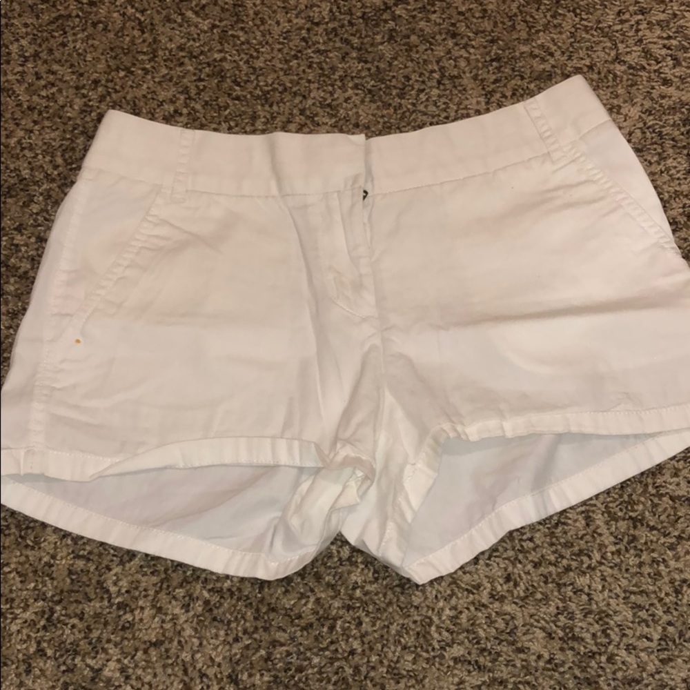 JCrew white shorts